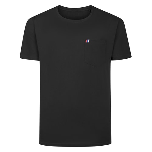 Bigdude Embroidered Pocket T-Shirt Black Tall